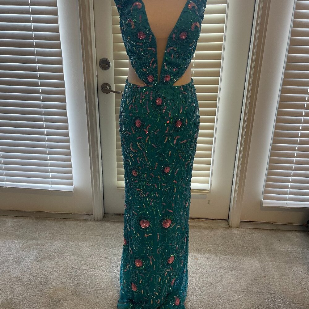 Aleta, Size 2, Turquoise - Picture 3 of 8